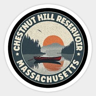 Chestnut Hill Reservoir Massachusetts Sticker